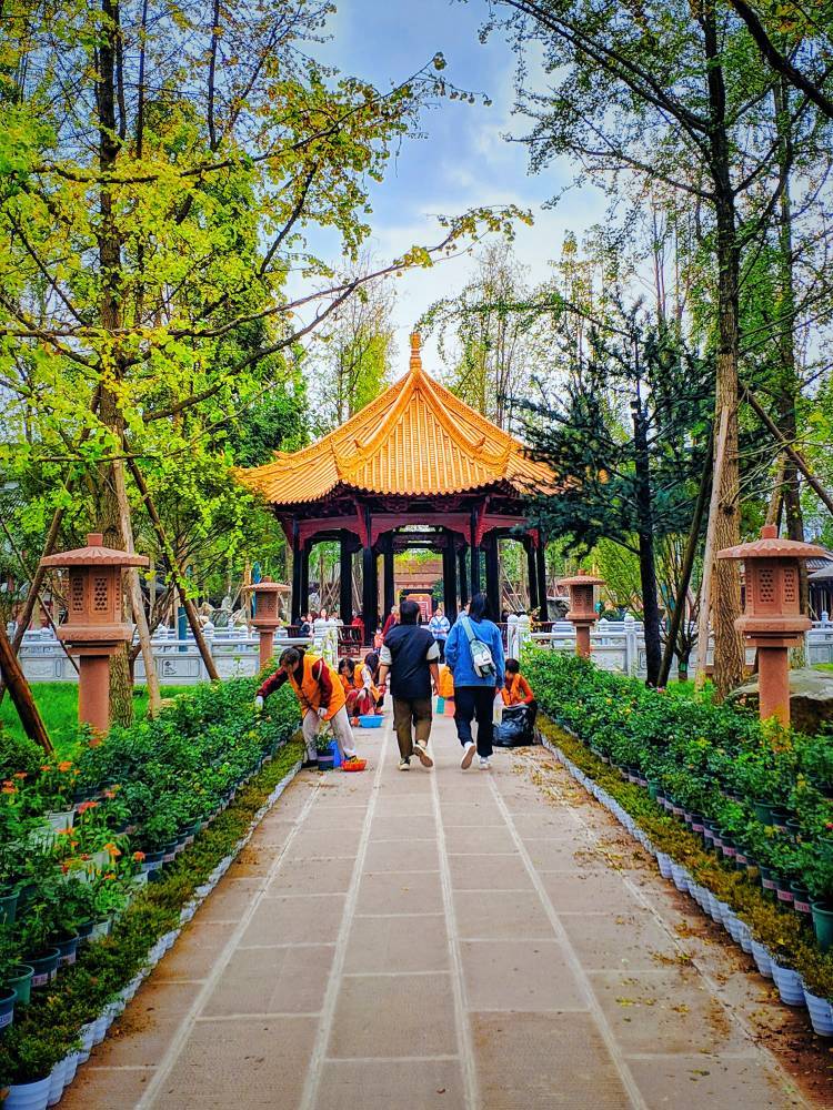 打卡改造后的成都昭觉寺