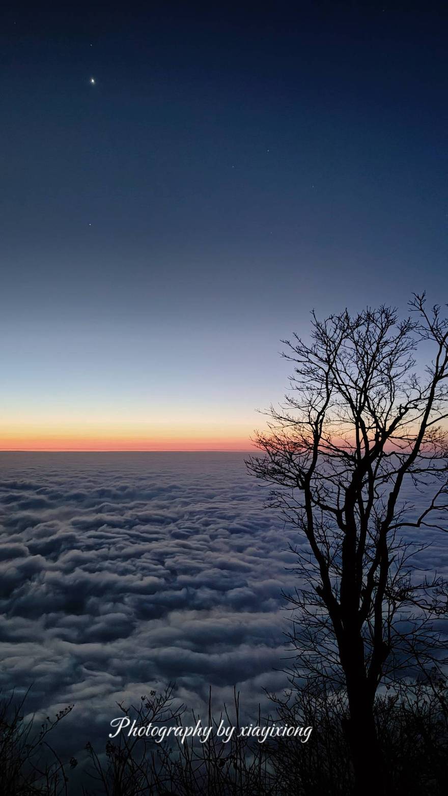 11月20日赵公山的云海和日出