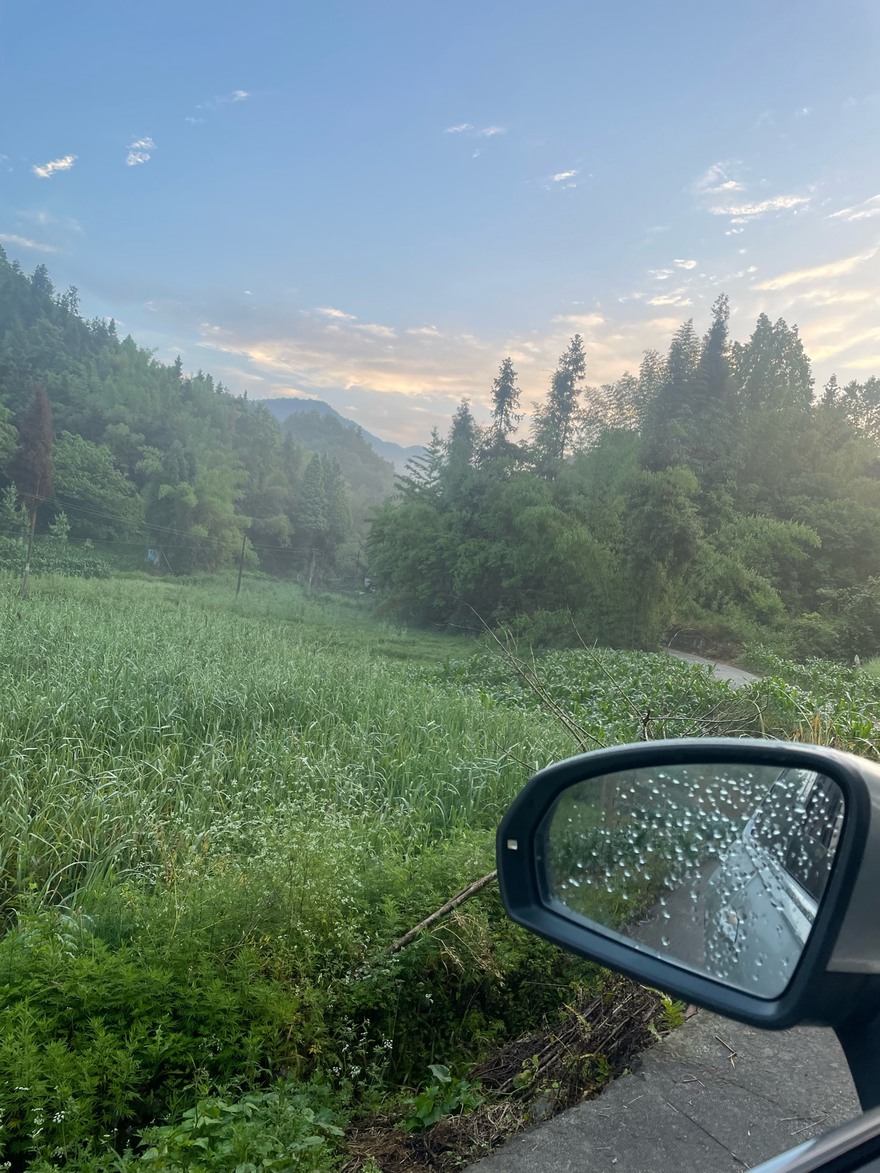 睡不着起床，给大家整个早景